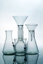 Glass laboratory equipment Royalty Free Stock Photo