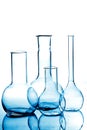 Glass laboratory equipment Royalty Free Stock Photo
