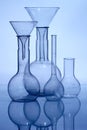 Glass laboratory equipment Royalty Free Stock Photo