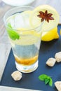 Glass of lemonad Royalty Free Stock Photo