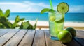 glass lime mojito drink classic