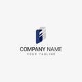 Glass Logo template Royalty Free Stock Photo