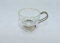 Glass Made Cup for Tea Coffee Serving