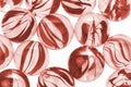Glass marbles, close up image Royalty Free Stock Photo