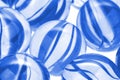 Glass marbles, macro image Royalty Free Stock Photo