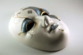 Glass Mardis Gras Mask Royalty Free Stock Photo