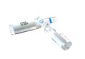 Glass medical ampoule vial for injection