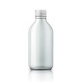 Glass medical bottle with cap