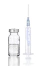 Glass Medicine Vial and botox, Royalty Free Stock Photo