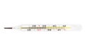 Glass mercury medical thermometer