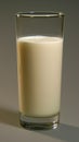 A glass of milk