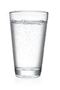 Glass of water isolated Royalty Free Stock Photo