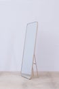 glass mirror stand with thin frame