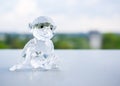Glass monkey figure Royalty Free Stock Photo