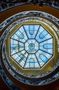 glass mosaic situated on the ceiling of the vatican museum....IMAGE Royalty Free Stock Photo