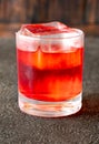 Glass of Negroni Royalty Free Stock Photo