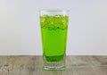 A glass of nutritious estragon drink to maintain a healthy lifestyle.