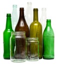 Glass objects Royalty Free Stock Photo