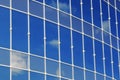 Glass office building reflection sky cloud Royalty Free Stock Photo