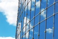 Glass office building reflection sky cloud Royalty Free Stock Photo