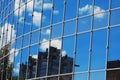 Glass office building reflection sky cloud Royalty Free Stock Photo