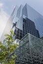 Glass office tower Royalty Free Stock Photo