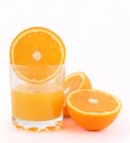 Glass of orange juice Royalty Free Stock Photo