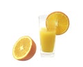 Glass of orange juice