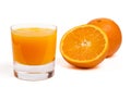 Glass of orange juice