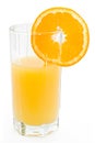 Glass of orange juice Royalty Free Stock Photo