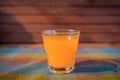 Glass of orange juice Royalty Free Stock Photo