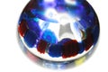 Glass paperweight closeup Royalty Free Stock Photo