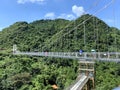 A glass plank road in a city park in southern China