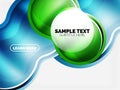 Glass or plastic hi-tech bubble background Royalty Free Stock Photo