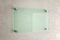 Glass plate on wall Royalty Free Stock Photo