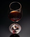 Glass of port wine in a glass of Groot Constantia Estate in South Africa, Cape Town Royalty Free Stock Photo