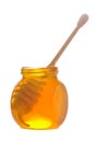 Honey in glass pot Royalty Free Stock Photo