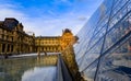 Glass Pyramid and Louvre Museum