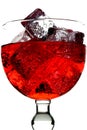 Glass of Red Soda Royalty Free Stock Photo