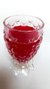 A glass with red vine, Beautiful background