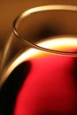 A glass red wine Royalty Free Stock Photo