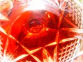 Glass of red wine
