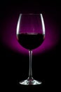 Glass of red wine Royalty Free Stock Photo