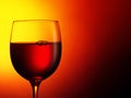 Glass of red wine Royalty Free Stock Photo