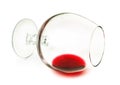 Glass with red wine Royalty Free Stock Photo