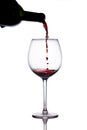 Glass of red wine Royalty Free Stock Photo