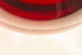 Glass of red wine with shadow.Top view Royalty Free Stock Photo
