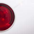 Glass of red wine with shadow.Top view. There is a place for text Royalty Free Stock Photo