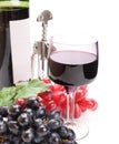 A glass of red wine Royalty Free Stock Photo