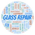 Glass Repair word cloud